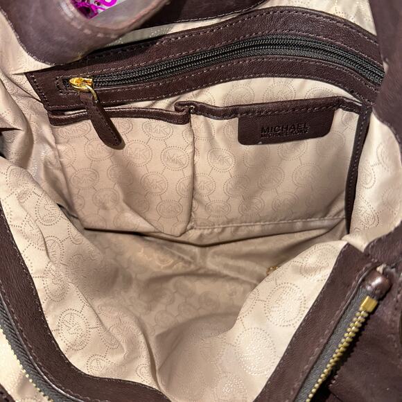 MICHAEL KORS Brown Matilda Shoulder Tote - Picture 6 of 11